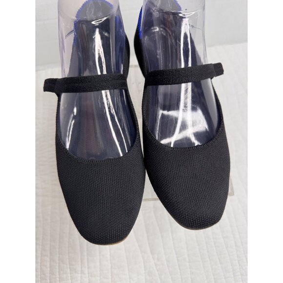 Rothy’s Black Slip On The Square Toe Mary Jane Flats Woman’s Size 7 - Picture 8 of 14